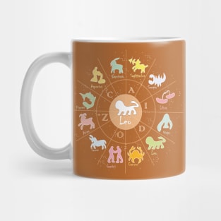 Leo, 2,  Zodiac, Astrology, Horoscope, Stars, Sun-and-moon. Birthday, Valentines-day, Holidays, Mug